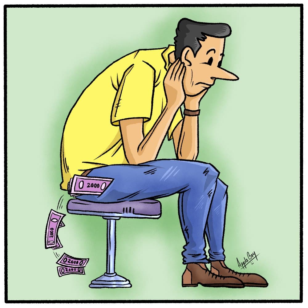 AnimHaus cartoon — The Thinker