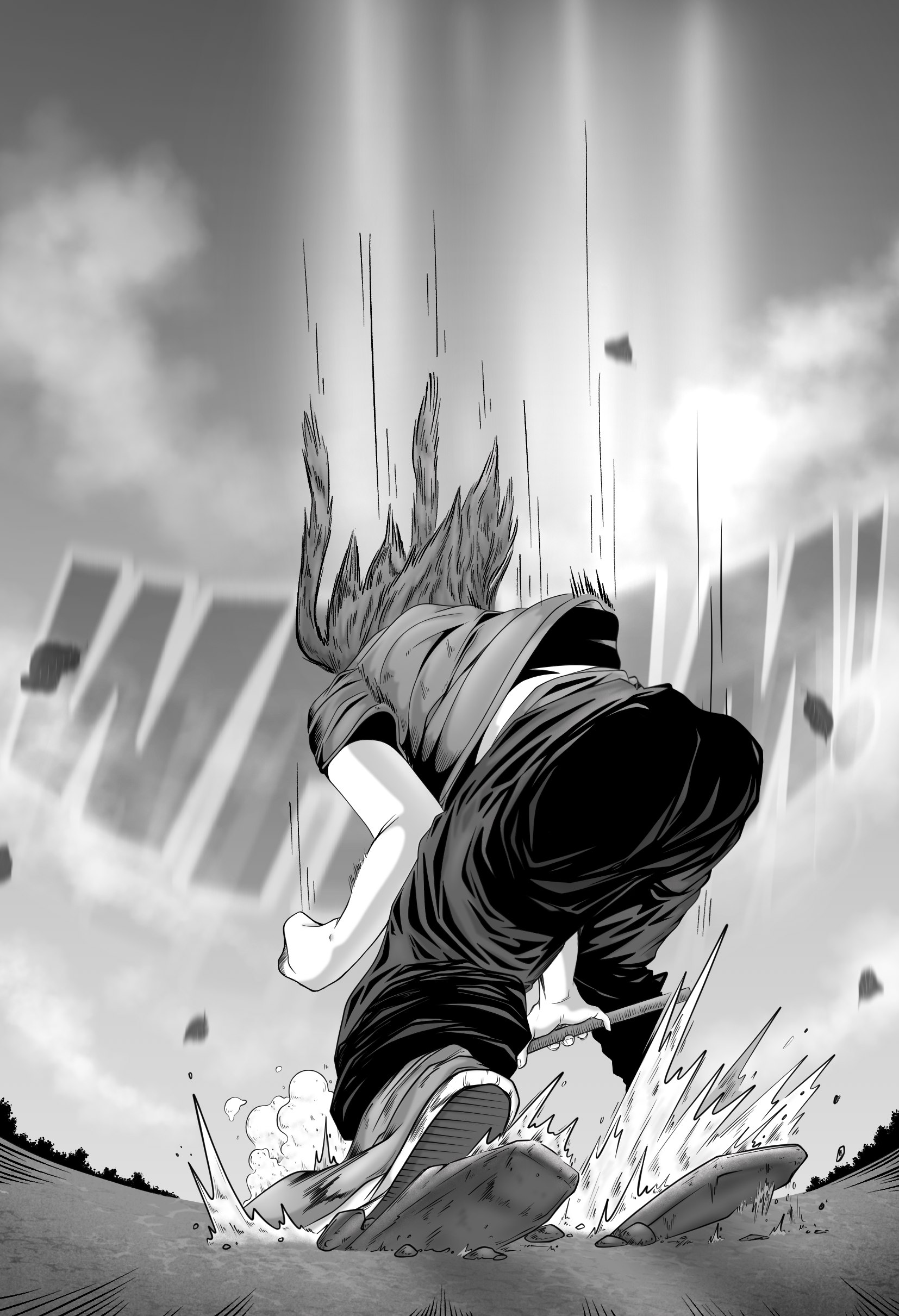 AnimHaus manga panel — action sequence