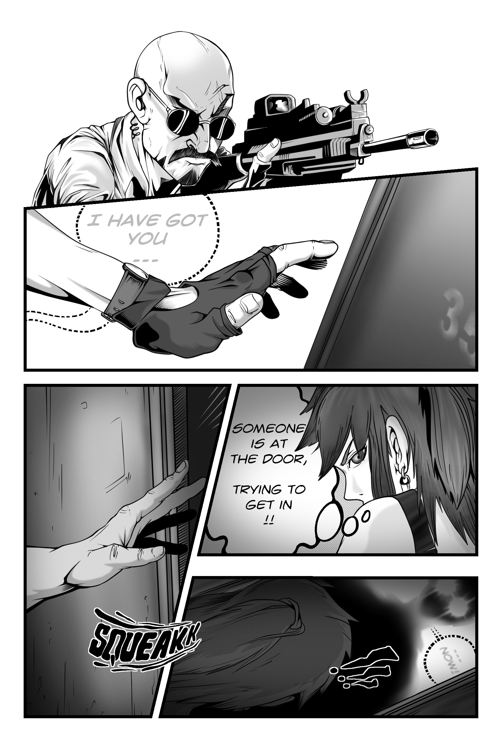 AnimHaus manga panel — multi-panel page